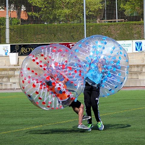 Bubble Football Barcelona - Boblefotball i Barcelona - Full krasj